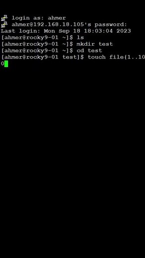 Create Files in #Linux | Create 1000 Files with just One Command
