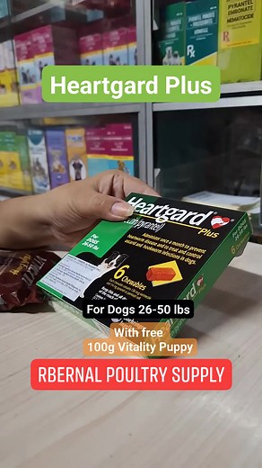 1.5K views | Heartgard Plus for Dogs 26-50 lbs. | R Bernal Poultry Supply - Bermar Enterprise | Facebook