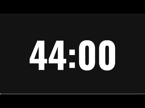 44 minutes Timer Countdown