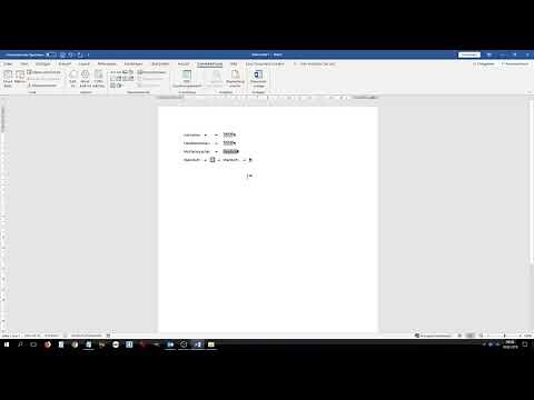Bildschirmformulare in Word 2019 erstellen