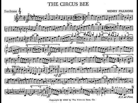 The Circus Bee March by Henry Fillmore - BARITONE, TC