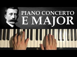 Moritz Moszkowski - Piano Concerto No. 2 in E Major (Piano Tutorial Lesson)