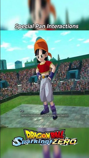 The DEVS showed love to PAN!! | DRAGON BALL Sparking! ZERO Battle Interactions #6 #dragonball