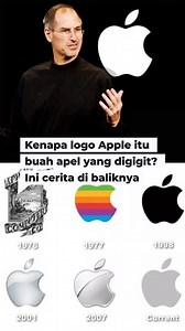 Kenapa logo Apple itu buah apel yang digigit? Ini cerita di baliknya #apple #apel #teknologi #komputer #gadget | Fakta Unik dan Menarik