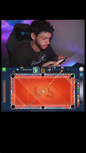 30 Cushion KNUCKLE Shot on ICE Table‼️🥶#8ballpool #miniclip #gaming #8bp #billiards