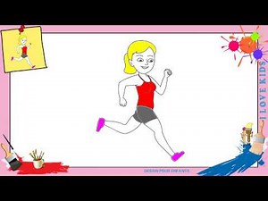 Dessin fille 2 - Comment dessiner un fille FACILEMENT pour ENFANTS