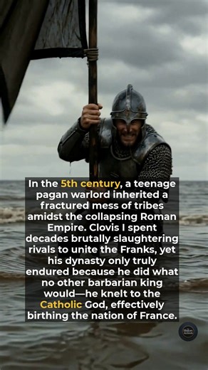 A pagan warlord united the tribes of Europe not by the sword alone, but by a single battlefield vow. #medieval #historyfacts #france | The History Archives