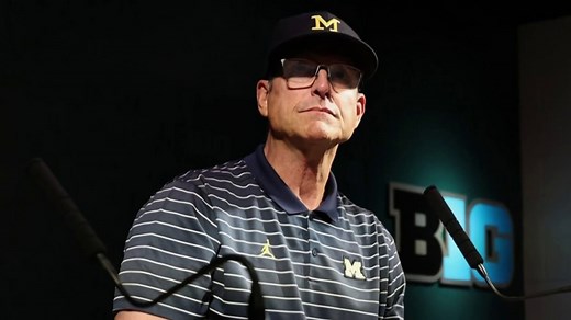 Michigan football coach Jim Harbaugh suspended from team's last 3 games, Big Ten announces