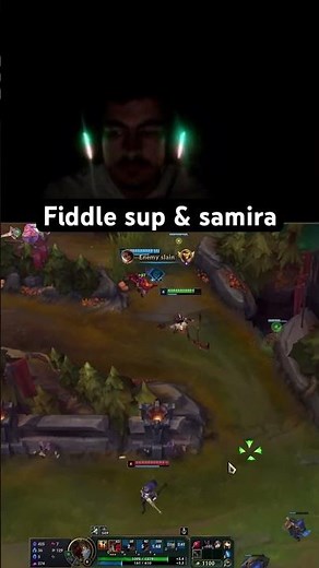 Fiddlesticks support & samira carry - League Of Legends #leagueoflegends #fiddlesticks #shorts