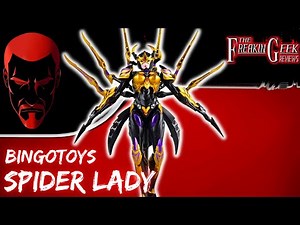BingoToys SPIDER LADY (Blackarachnia) : EmGo's Transformers Reviews N' Stuff