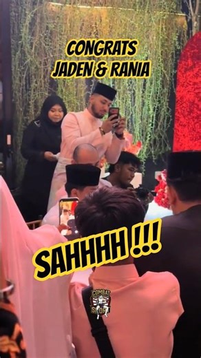 Congratulations Jaden is officially the husband of Princess Rania ‼️ #jadenbahtera #putirania #ma...
