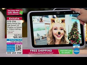 Meta Portal Go 2pack Smart 10" Display with Alexa and Vi...