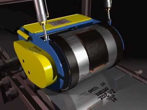 Drum Printer for Continuous Ink Printing