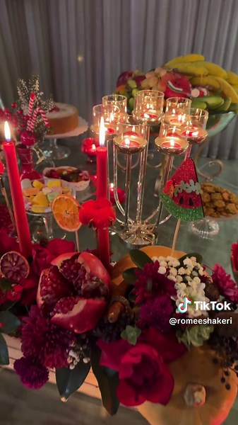 Yalda night ✨ Yalda Night, also known as Shab-e Yalda in Persian, is an ancient Persian celebration that marks the longest night of the year, occurring on the winter solstice (around December 20 or 21). The word “Yalda” means “birth” in Syriac, symbolizing the rebirth of the sun as days gradually become longer after this night.
