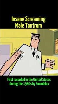 Insane Screaming Male Tantrum- Sound Byte