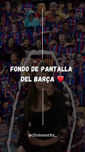 Cómo hacer un fondo de pantalla del Barcelona