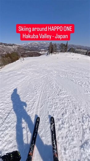 Skiing at Happo One Hakuba Japan