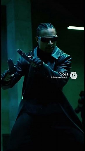 MATRIX WEAPONS SCENE - FIREWORKS #Matrix #RedPill #BluePill #Sora2 #Trending