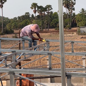 670K views · 4.8K reactions | Techniques To Weld and Install Roof Truss For New House | DIY crafts PR | Facebook