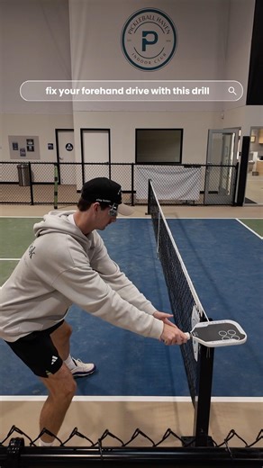 The Best Drill to Fix Your Forehand Drive (Pickleball) ⚡️ #pickleballtips #pickleball