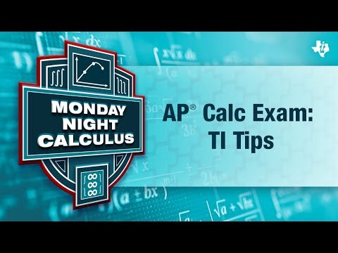 AP® Calculus With Your TI: Exam Prep and Calculator Tips