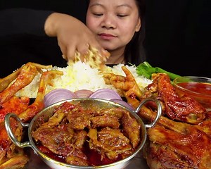 Full video on Gurung eating channel YouTube #fyp #foryou #foryoupage #go #goviral #gurungeatingchannel