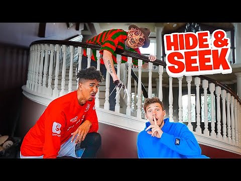 Scary Hide N Seek Vs Freddy Krueger!