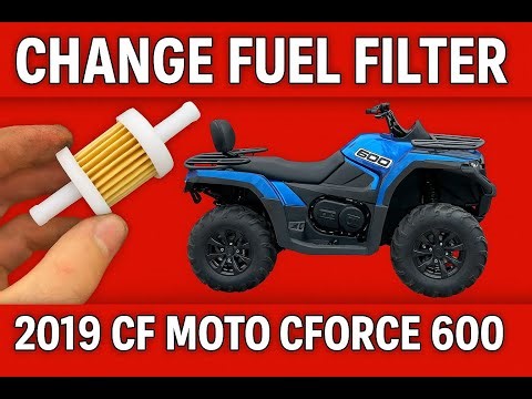 CF Moto CForce 600 Fuel Filter Change – Simple ATV Fix Anyone Can Do