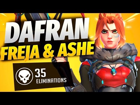 DAFRAN IS BACK – FREJA & ASHE! 35 ELIMS! [Overwatch 2 Season 18 Top 500]