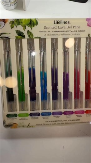 Linked in my Amazon! Such a fun gift idea! #stationery #pens #gelpens #essentialoil | Heather Larsen