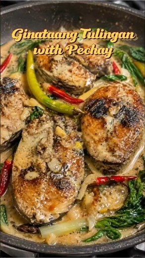 😍 This creamy Ginataang Tulingan will make you hungry in seconds! 🍲🔥