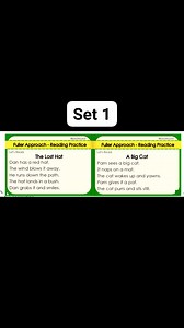 Fuller Approach Reading Practice SET 1 #readingmaterials #foryoupageシforyou #foryoupagereels #ForEducationalPurposesOnly #readingisfun | Ma'am Olyn's Corner