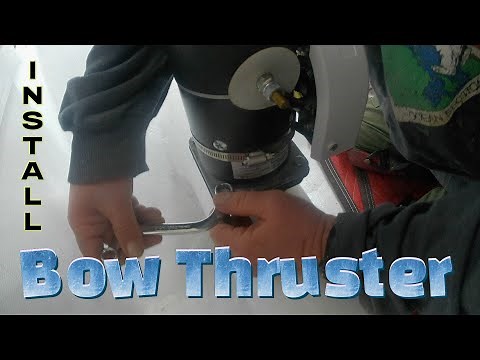 How To Install A Bow Thruster And Bonding Plate Like An Amature! - Building DIY Back Yard Boat Kit