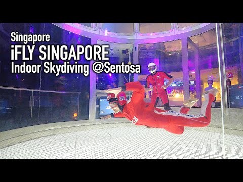Singapore - iFly Singapore - Indoor Skydiving @Sentosa [4K]