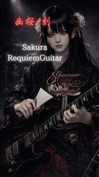 桜 Requiem guitar🎸 VisualStyle Shamisen Japanese Instrumental#BrilliantGothic#Shamisen#GothicMetal