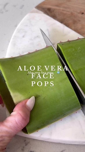 Aloe Vera Face Pops: Refreshing Skincare Routine for Acne - ASMR & Tips