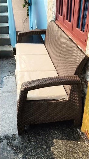 nilkamal Goa 3 seater sofa set out door and indoor