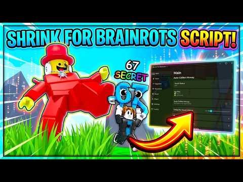 Shrink For Brainrots Op Script - Auto Farm Brainrots, Instant Vip Zones, Auto Upgrades, Auto Sell