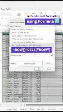 🔥 Conditional Formatting in Excel ⚡#excelshortcuts#excel#excelformula#exceltutorial