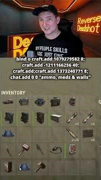 My top 5 keybinds in Rust #rust #rustgame #shorts #rustpc #rusttutorial #rusttipsandtricks