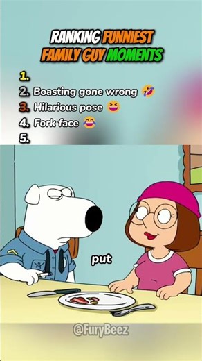 Ranking Funniest Family Guy Moments 😆