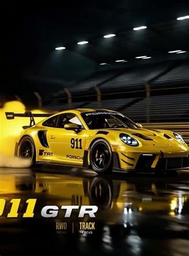 Porsche Series 🚀 TRACK TITAN! 🏎️ 911 GTR — The Purest Form of Speed! ⚙️✨ #shorts