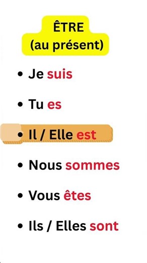 Apprendre ÊTRE et AVOIR en 15 secondes 🇫🇷 (Ultra Facile) #français #french