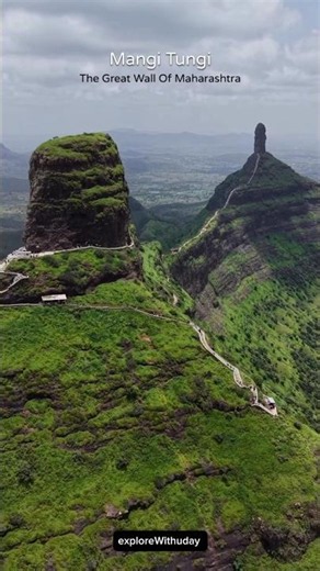 The Great Wall of Maharashtra 😍 | Mangi Tungi, Nashik 🇮🇳#shorts