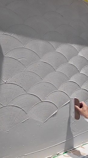 Plaster Microcement application Wall decorations Paint manufacturing 🎨 🎨🖌️#painting #painters #fyp #paint #paintingart