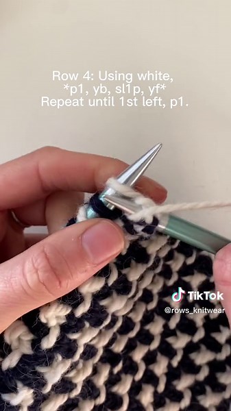 Textured Two-Color Stitch Tutorial for Knitting Enthusiasts