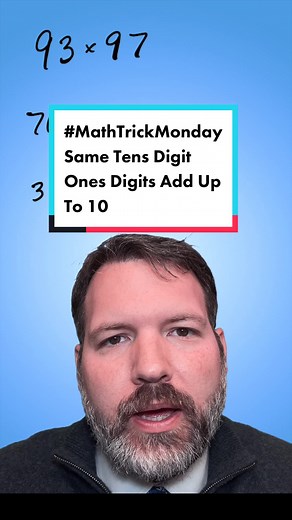 Multiply Two-Digit Numbers Math Trick