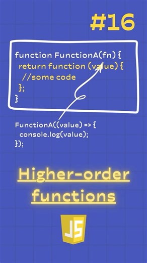 Higher-Order Functions Explained with a Simple Analogy 👨‍💼⚙️ | Day 16 #javascript #codingshorts