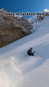 40K views · 681 reactions | High-alpine pristine powder ☀️ Jackson Hole athlete @powder_chicken flies down a Jackson Hole side-country classic with ease.  @dangibeau.cinema ⚠️ Always have the proper knowledge, a partner(s) and a plan when exiting our gates into the backcountry. If you don’t know, don’t go ️ | Jackson Hole Mountain Resort | Facebook