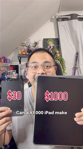 $1000 iPad VS $30 Drawing Table?! #shorts #digitalart #drawing